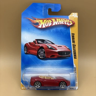 Hot Wheels Ferrari California Red 2009 New Model F18 - Image 1 of 4