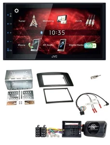 JVC DAB USB Bluetooth 2DIN Lenkrad Autoradio für Mercedes M-Klasse W164 2005-201 - Bild 1 von 6