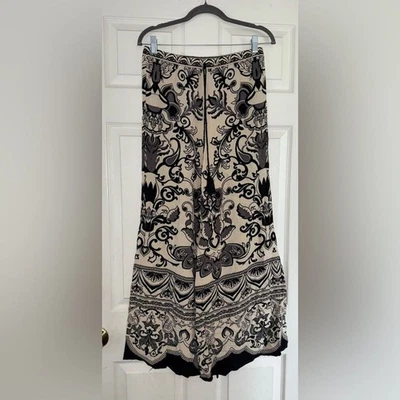 Flying Tomato Printed Wide Leg Boho floral Pants Size Large EUC - Image 1 of 4