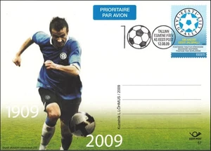 Estonian Football 100 Years Tallinn Estonian FDC Stationery Card 2009 - Picture 1 of 1