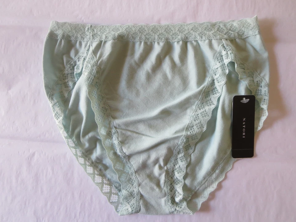 Natori 152058 Bliss Cotton French Cut Bikini Panties 2-Pairs US Sz M