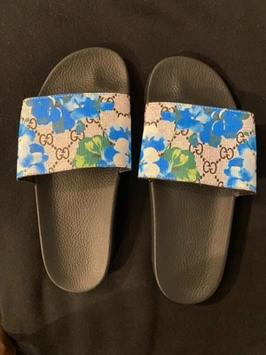 Sandalia Gucci Floral Slide EU 41 Foto 1 de 4