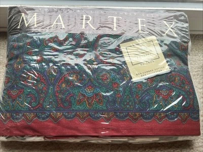 Martex Yorkville Twin Extra Long Sheet Set 180 Percale No Iron  Vintage 1995 NOS - Image 1 of 4