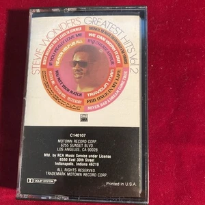 Stevie Wonder's-Greatest Hits Vol. 2 Cassette C140107 T-313C - Picture 1 of 5