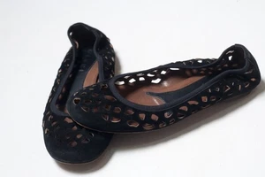 Marni Damen Schwarz Wildleder Leder Ballerinas Größe EU 37 / US 7 - Bild 1 von 10