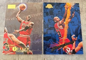 Michael Jordan 1996-97 Skybox Premium #16 & 1995-97 Skybox #15 AA - Picture 1 of 2