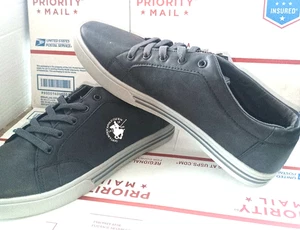 Polo Sneakers Santa Monica  Polo Club Drongo Grey Men’s Size 10 M Usa NO BOX - Picture 1 of 8