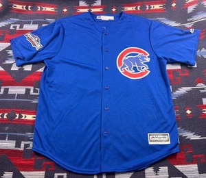 Camiseta deportiva 2016 Eddie Vedder Pearl Jam Chicago Cubs cosida postemporada playoffs L - Imagen 1 de 11