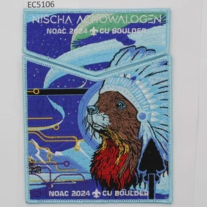 Boy Scout OA 486 Nischa Achowalogen Lodge 2024 NOAC Flap Set - Picture 1 of 1