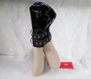 PVC Double Fist Mitt, Arm Binder, Hand Cuffs, BDSM, Bondage, Goth Punk Role Play - Picture 1 of 9