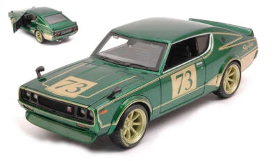 MODELLINO AUTO STATICO MAISTO NISSAN SKYLINE 2000 GTR #73 TOKYO MOD. 1973 1/24 - Immagine 1 di 4