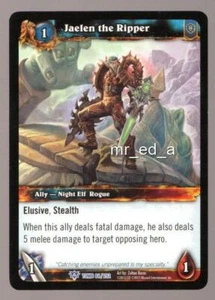 Jaelen the Ripper Tomb the Forgotten Aftermath 84/202 WoW World Of Warcraft 2012 - Picture 1 of 1