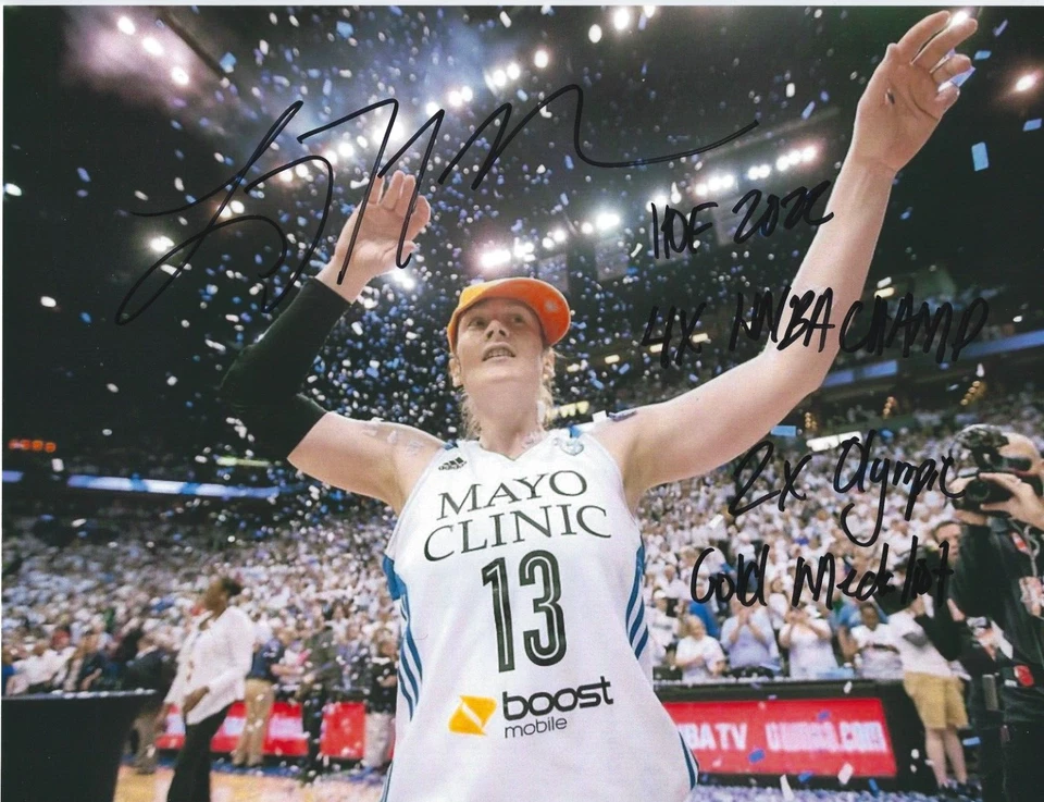 LINDSAY WHALEN Signed 8.5 x 11 Photo WNBA Basketball MINNESOTA LYNX Free Ship - Image 1 of 1
