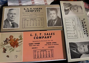 Lawson Woods Advertising Calendar from the 40s - Picture 1 of 2