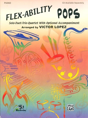Песенник Flex-Ability Pops Фортепиано Гобой Бас 2001 Виктор Лопес Дуэт Трио Квартет - Изображение 1 из 4