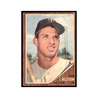 Bob Allison 1962 Topps #180 Baseball Cards Baseball Card EX - Image 1 of 3