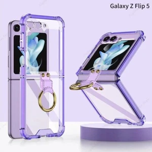 Clear Case For Samsung Galaxy Z Flip 5 4 3 Shockproof Slim Bumper Phone Cover - Picture 1 of 30
