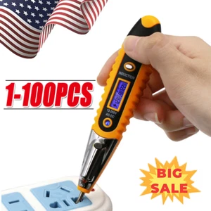 Voltage Electric Tester Volt Detector Test Pen AC DC Non-Contact Sensor 12-1000V - Picture 1 of 11