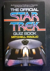 OFFICIAL STAR TREK QUIZ BOOK Mitchell Maglio 1985 - Bild 1 von 2
