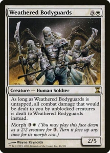 4 Weathered Bodyguards 4x x4 - LP - Time Spiral - SPARROW MAGIC mtg - Picture 1 of 1