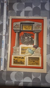 1921 ORIGINAL REKLAME DEUMO MOTOREN GÖSSNITZ VERLAG GUSTAV BRAUNBECK BERLIN - Picture 1 of 2