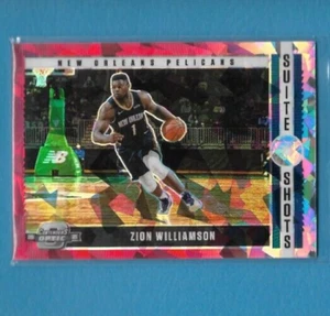 2020 Panini Contenders Optic ZION WILLIAMSON Suite Shot Red Cracked Ice Prizm 19 - Picture 1 of 2