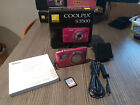 Near MINT Nikon COOLPIX S3500 Zoom Digital Camera 16 GB SD CARD SEE PICTS