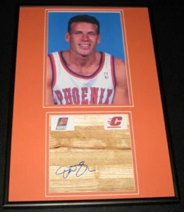 Dan Majerle Signed Framed 12x18 Floorboard & Photo Display Suns - Picture 1 of 2