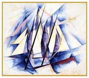 Charles Demuth Sail in 2 Movements Counted Cross Stitch Pattern - Picture 1 of 1
