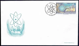 CHILE 1984 FDC COVER # 1081 NUCLEAR ENERGY SCIENCE - Picture 1 of 2