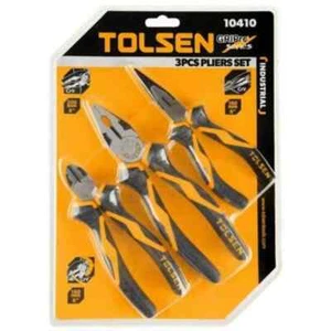 3PCS High Leverage Plier Set Combination/Diagonal Cutting/Long Needle Nose Plier - Picture 1 of 6