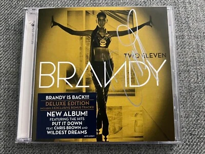Brandy Norwood Two Eleven Deluxe CD SIGNED RARE Bonus Tracks Autographed PROMO Foto 1 de 3