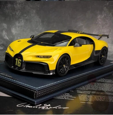 MR 1/18 Bugatti Chiron Pur Sport Supercar Resin Diecast Model Car Birthday Gifts - Image 1 of 4