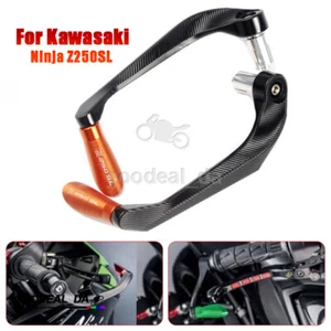 Handlebar Brake Clutch Levers Protector Aluminum Guard For Kawasaki Ninja Z250SL - Picture 1 of 13