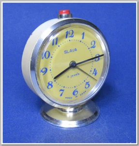 Soviet Vintage Slava Alarm Clock USSR 1980's~Perfect Condition #83241 - Picture 1 of 9