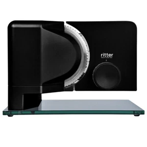 Cortadora de alimentos eléctrica Ritter Sinus 2 negra construcción de metal enchufe UE 230 V - Imagen 1 de 7