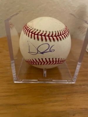 David Fletcher Autographed MLB Baseball Los Angeles Angels  - Image 1 of 2