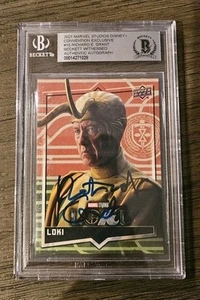 2021 RICHARD E GRANT CLASSIC LOKI AUTOGRAPH MARVEL Disney BAS BGS BECKETT AUTO - Picture 1 of 2