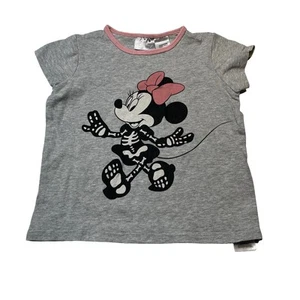 Girls size 2, Cotton On, Disney Minnie Mouse skeleton pyjama top, FUC - Picture 1 of 6