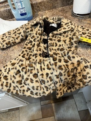 Abrigo de invierno Widgeon de piel sintética para niñas, talla 6, largo, suave, en capas, cálido elegante Foto 1 de 4