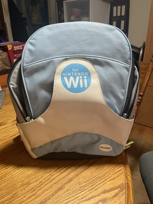 Mochila de viaje Nintendo Wii dreamGear azul/blanco Foto 1 de 4