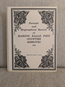 Porträt und biographische Aufzeichnung von Marion, Ralls und Hecht Grafschaften MO 1982 Ausgabe - Bild 1 von 13