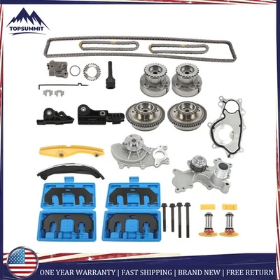 For Ford F-150 2011-2013 2014-2016 Timing Chain Kit Water Pump 4 Bolt Tool VVT - Image 1 of 4