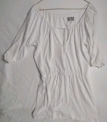 Mameluco Converse All Star para mujer con hombros descubiertos blanco S Foto 1 de 4