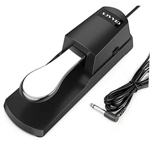 Sustain Pedal for Keyboard, Piano Foot Pedal with Polarity Switch for - Picture 1 of 7