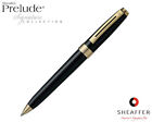 Sheaffer Prelude Signature Lacquer Black Ballpoint Pen New Without Box