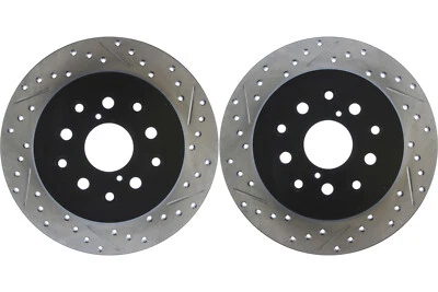 Rear PAIR Stoptech Disc Brake Rotor for 1998-2005 Lexus GS300 (45312) - Image 1 of 4