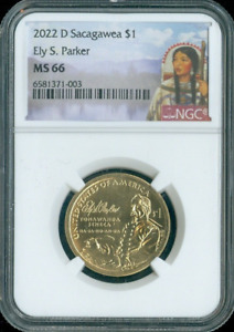 2022 D Sacagawea Native Dollar NGC MS66 Business Quality