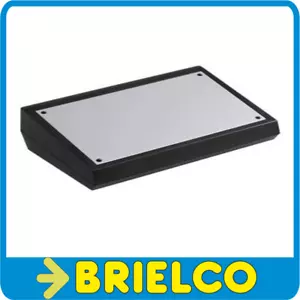 CAJA PLASTICO ABS TAPA ALUMINIO TIPO PUPITRE RETEX ABOX4N 395X230X35-85MM BD9736 - Bild 1 von 1
