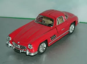 1/36 Maßstab 1954 Mercedes-Benz 300SL Flügeltürer Druckguss Modell - Kinsmart KT5346 rot - Bild 1 von 5